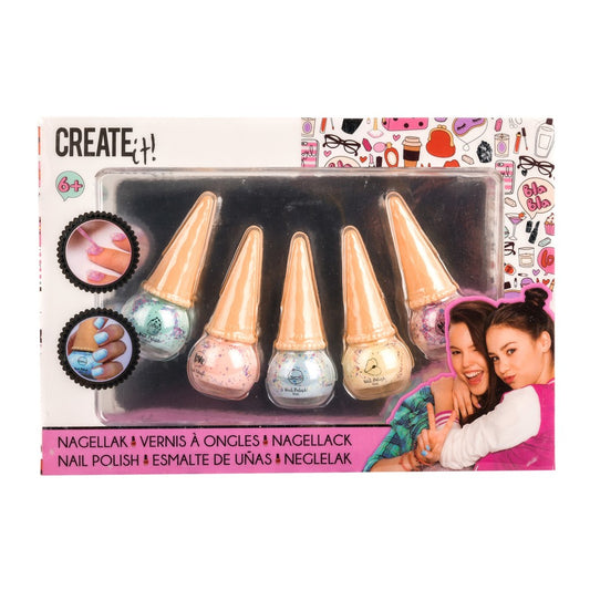 Create It Icecream Nagellak 5 Stuks Default Title Make-up en Haar Joy&Bloom