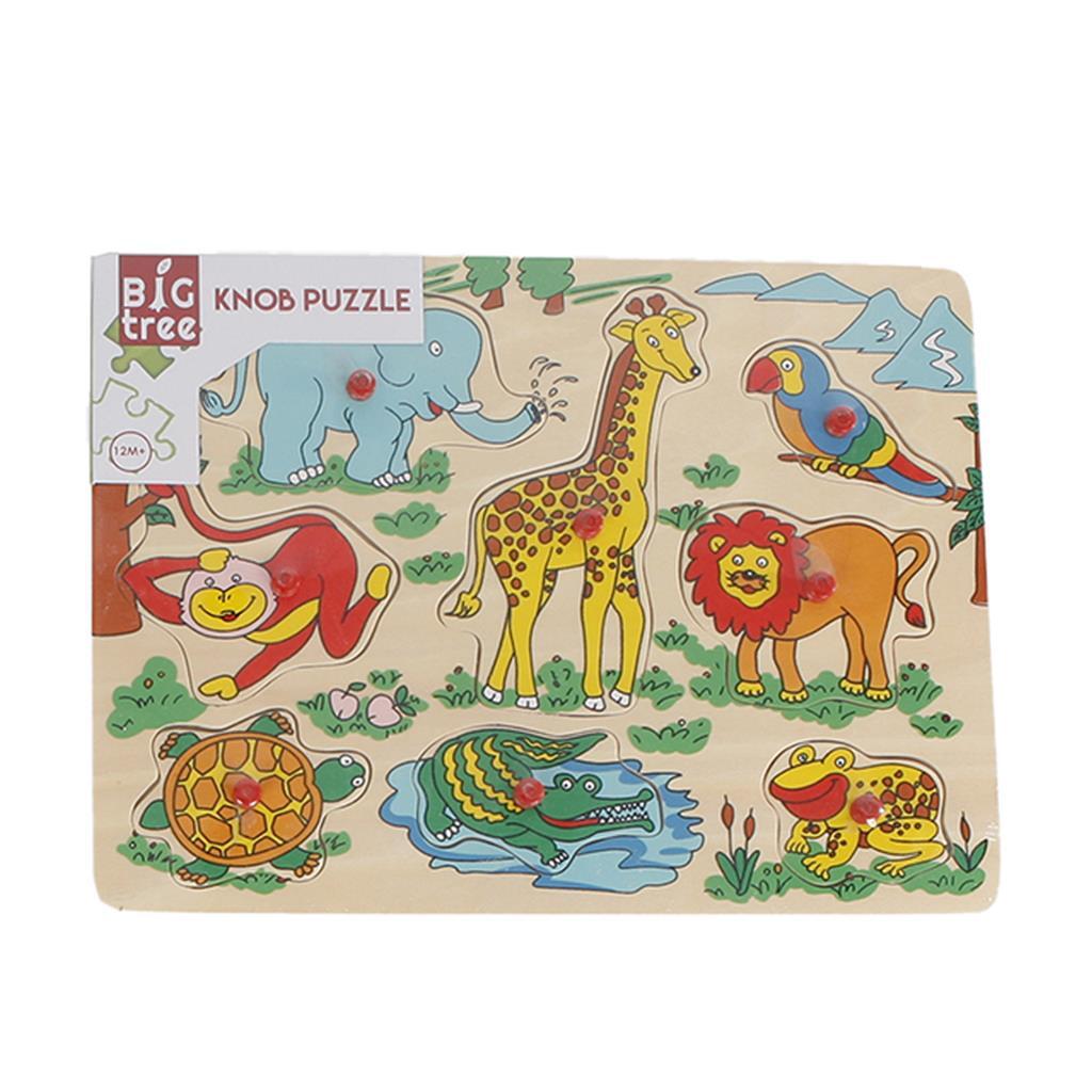 Big Tree Houten Knopjespuzzel Puzzels Joy&Bloom