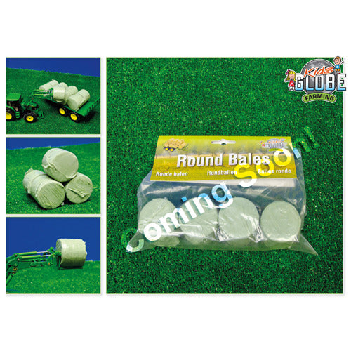 Kids Globe Kuilvoerbalen 4 Stuks 1:32 Default Title Kids Globe Farming & Traffic Joy&Bloom