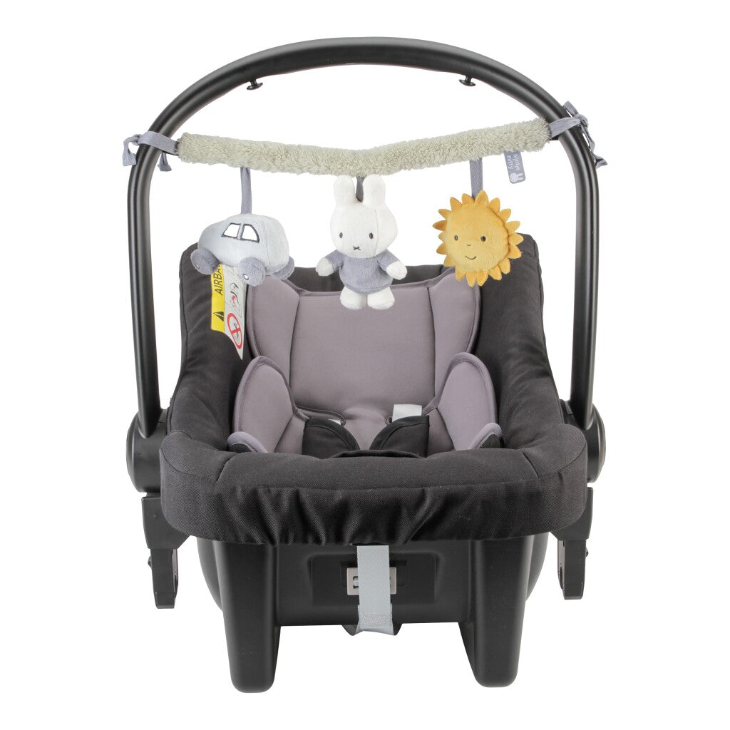 Nijntje Fluffy Wagenspanner + Geluid Blauw Nijntje Joy&Bloom