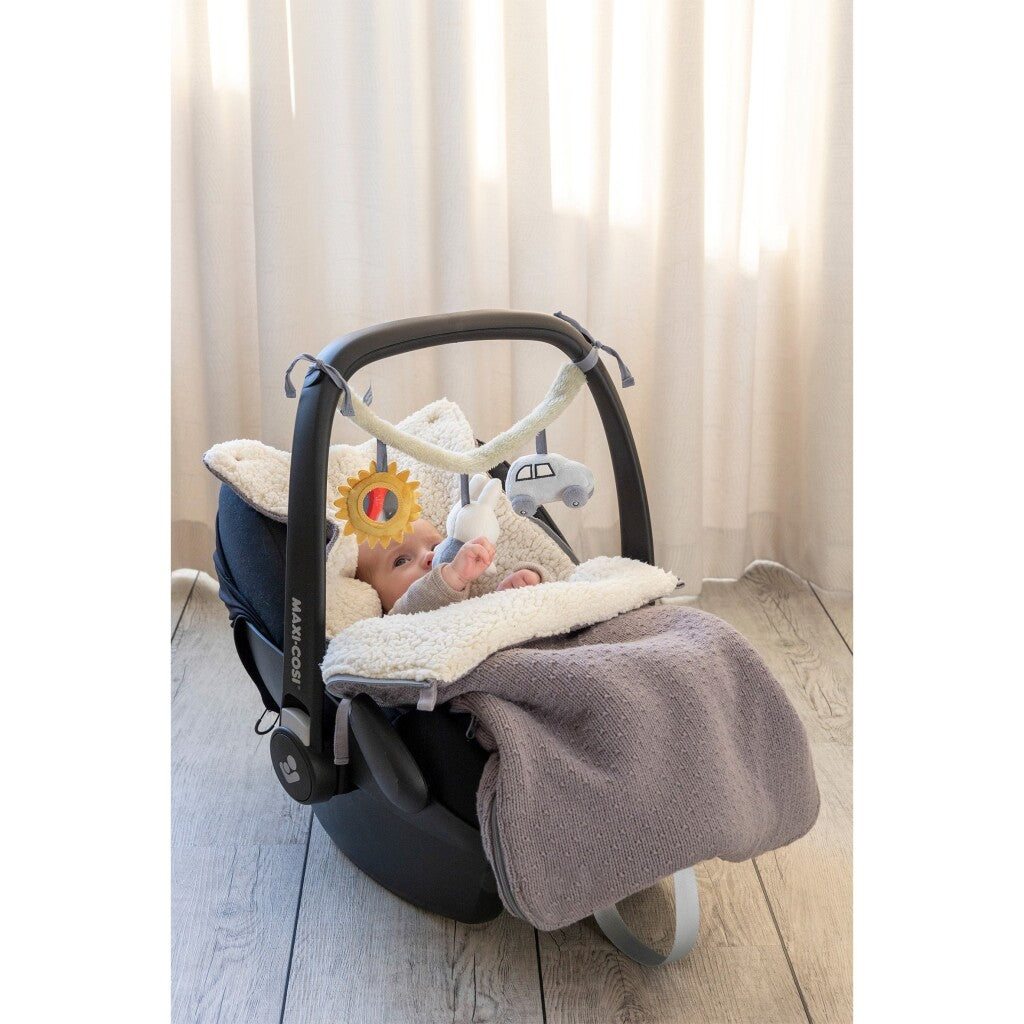 Nijntje Fluffy Wagenspanner + Geluid Blauw Nijntje Joy&Bloom