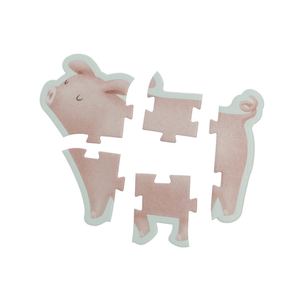 Little Dutch Farm 6In1 Puzzel 3-5 Stukjes Puzzels Joy&Bloom