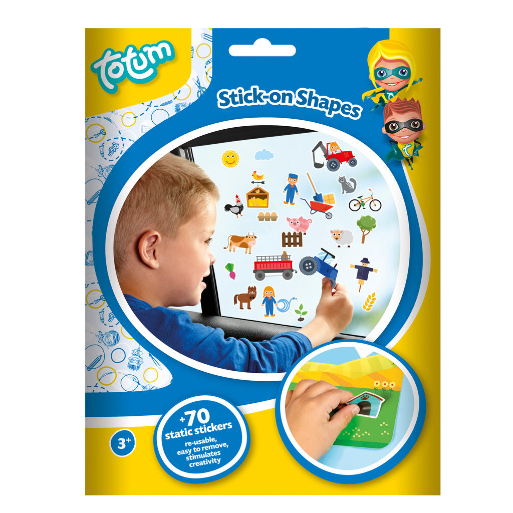 Totum Verwijderbare Raamstickers Boerderij 70 Stuks Stickerboeken + Sets Joy&Bloom