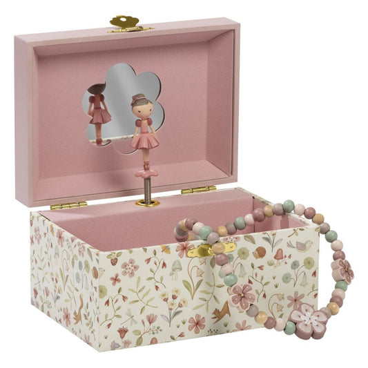 Little Dutch Juwelenkistje Met Muziek Roze Default Title Muziekdoosjes & Sieraden Joy&Bloom