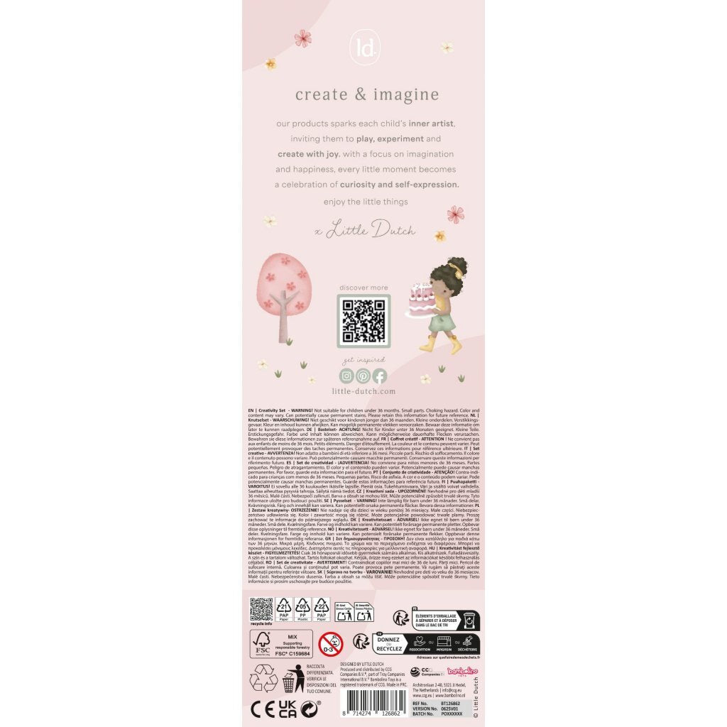 Little Dutch Rosa Creativity Box Xl Hobby + Knutselen Joy&Bloom