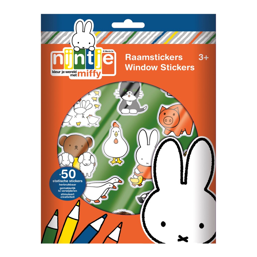 Nijntje Raamstickers Default Title Nijntje Joy&Bloom