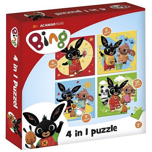 Bing 4In1 Puzzel 4-16 Stukjes Default Title Kinderpuzzels Joy&Bloom