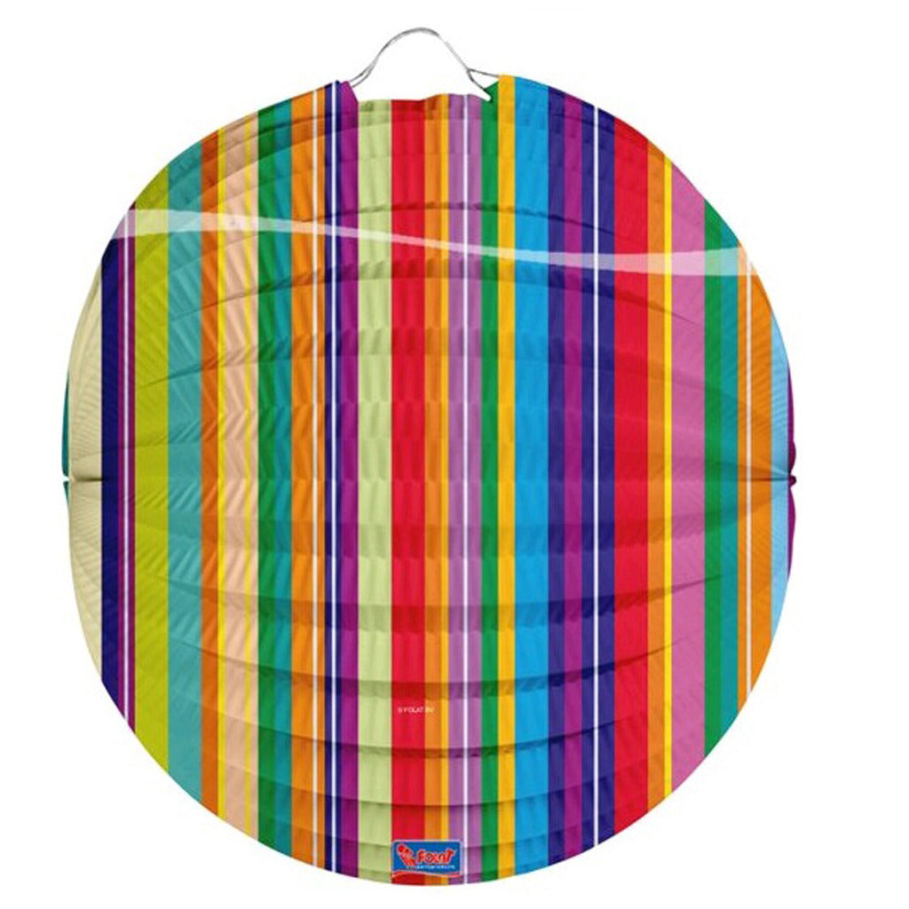 Folat Lampion Strepen 22 Cm Default Title Lampionnen Joy&Bloom