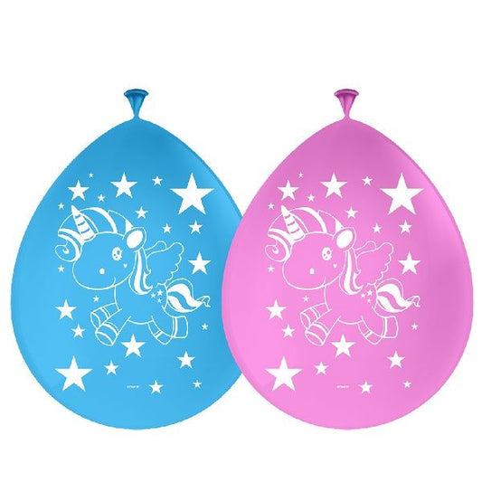 Folat Ballonnen Unicorn 8 Stuks Default Title Ballonnen Joy&Bloom