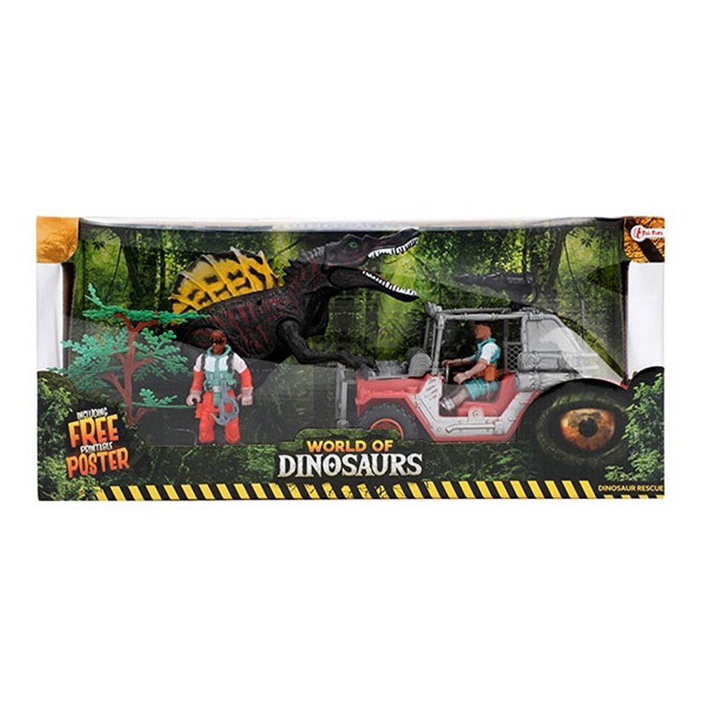 World Of Dinosaurs Speelset Met Jeep Dieren Joy&Bloom