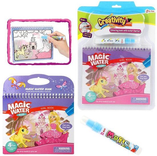 Creativity Kleuren Met Water Prinses Met Stift Kleursets Joy&Bloom