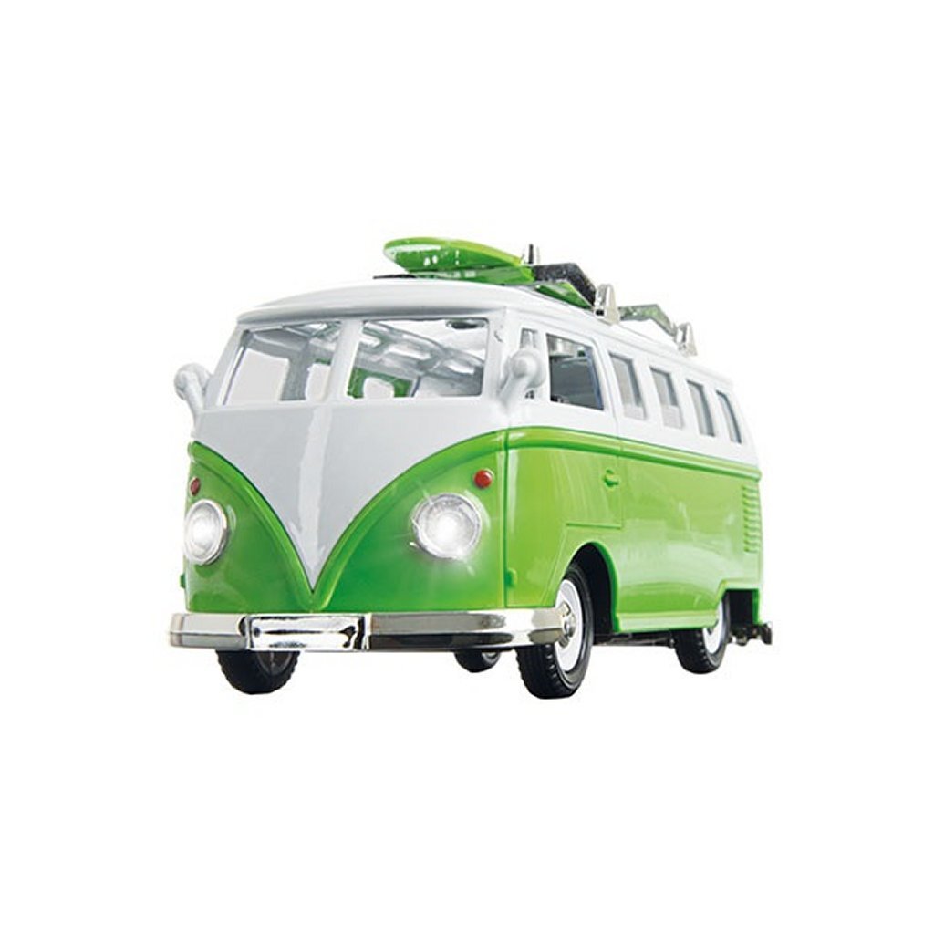 Metal Vw Bus + Licht En Geluid Assorti Auto's Joy&Bloom