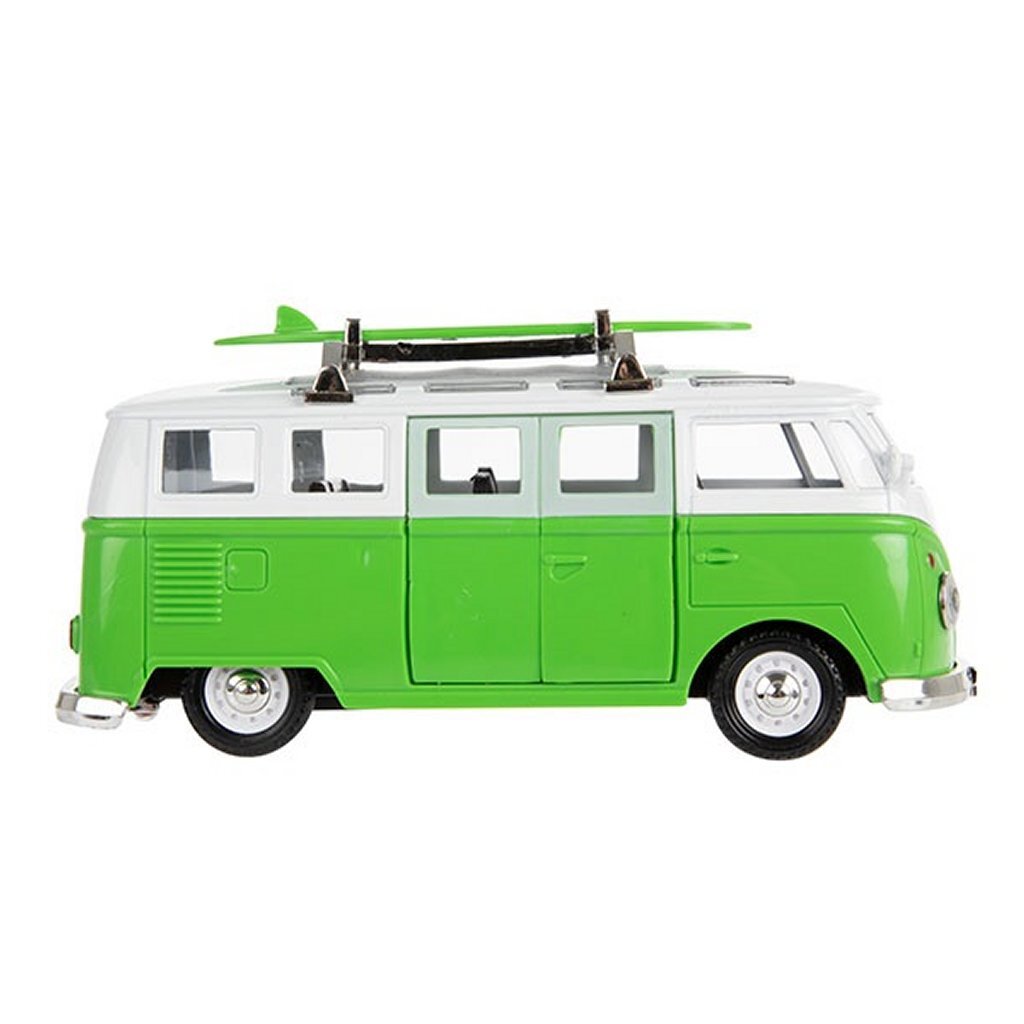 Metal Vw Bus + Licht En Geluid Assorti Auto's Joy&Bloom