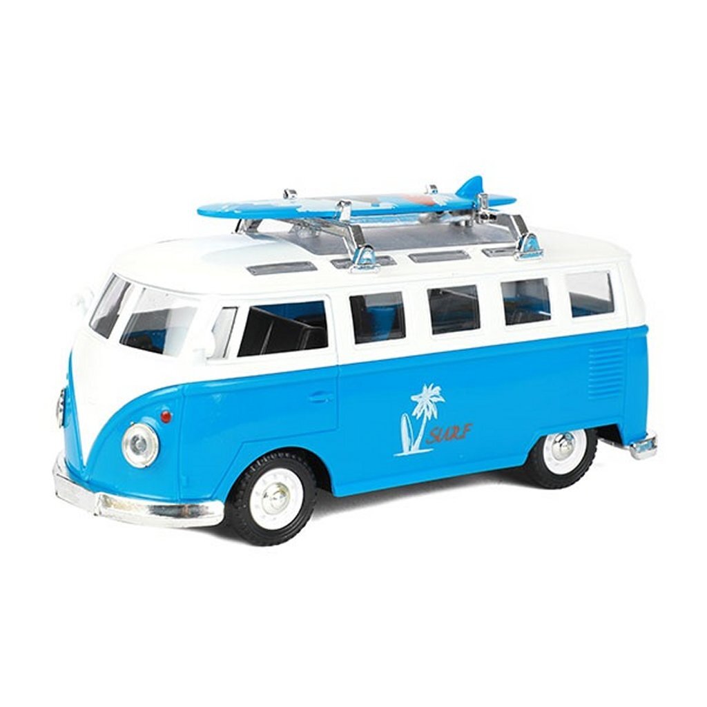 Metal Vw Bus + Licht En Geluid Assorti Auto's Joy&Bloom
