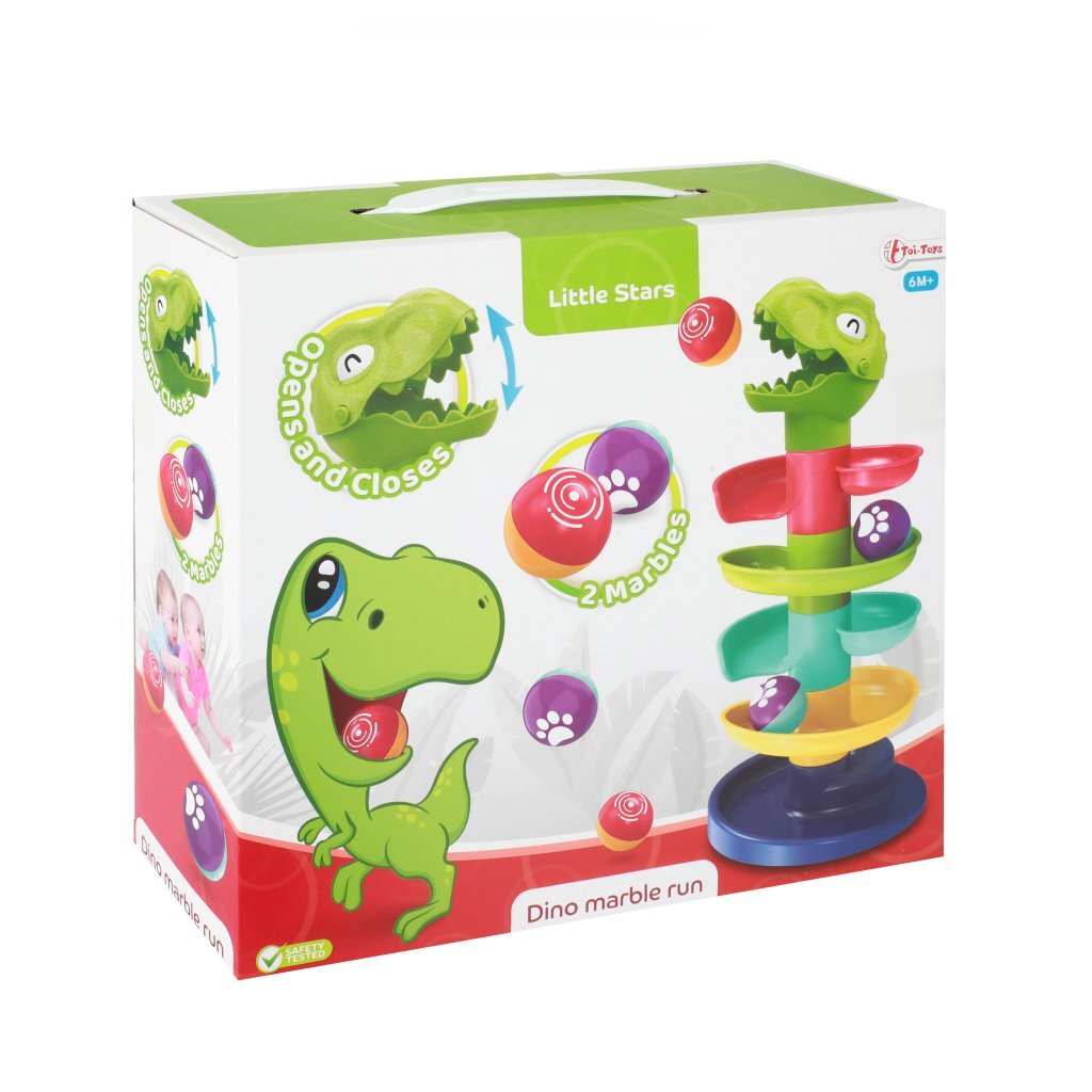 Little Stars Baby Knikkerbaan Dinosaurus Default Title Sorteren & Stapelen Joy&Bloom
