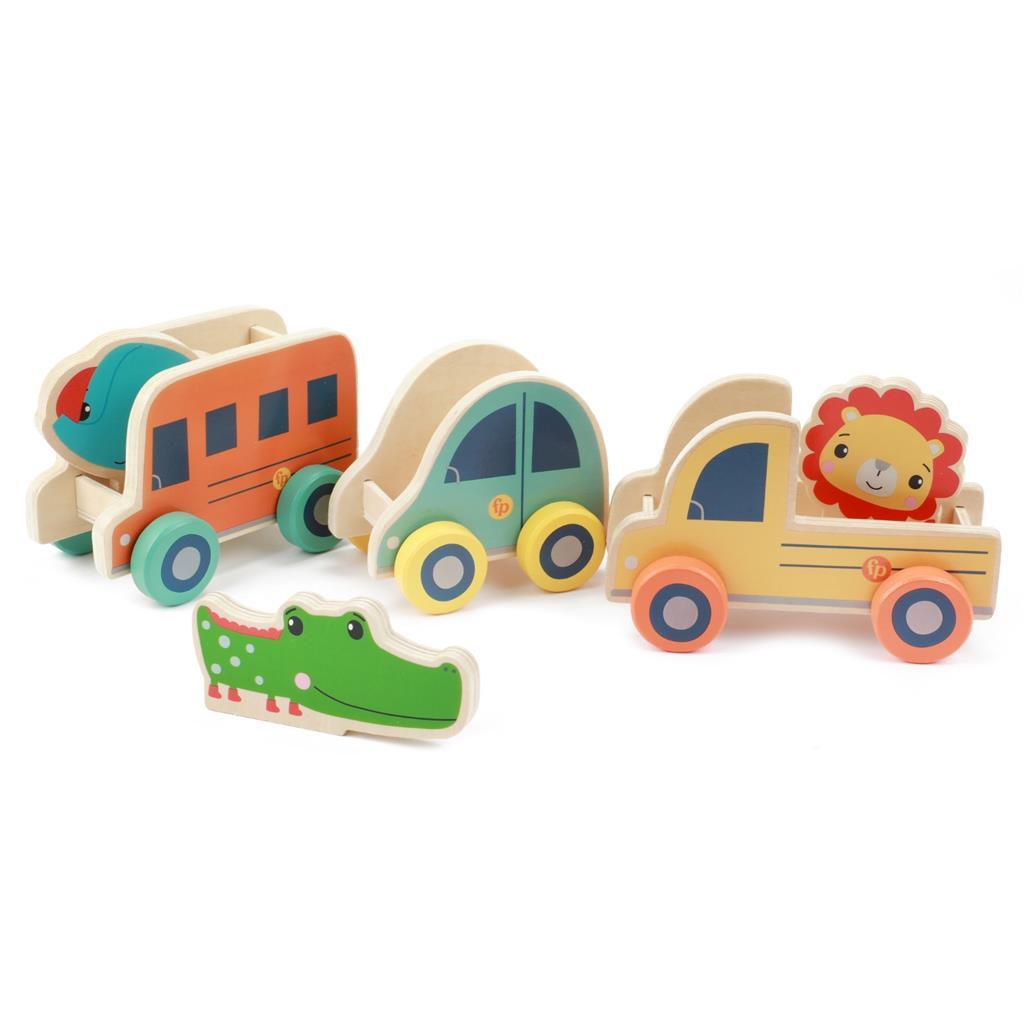Fisher Price Houten Speelset Auto's & Voertuigen Joy&Bloom