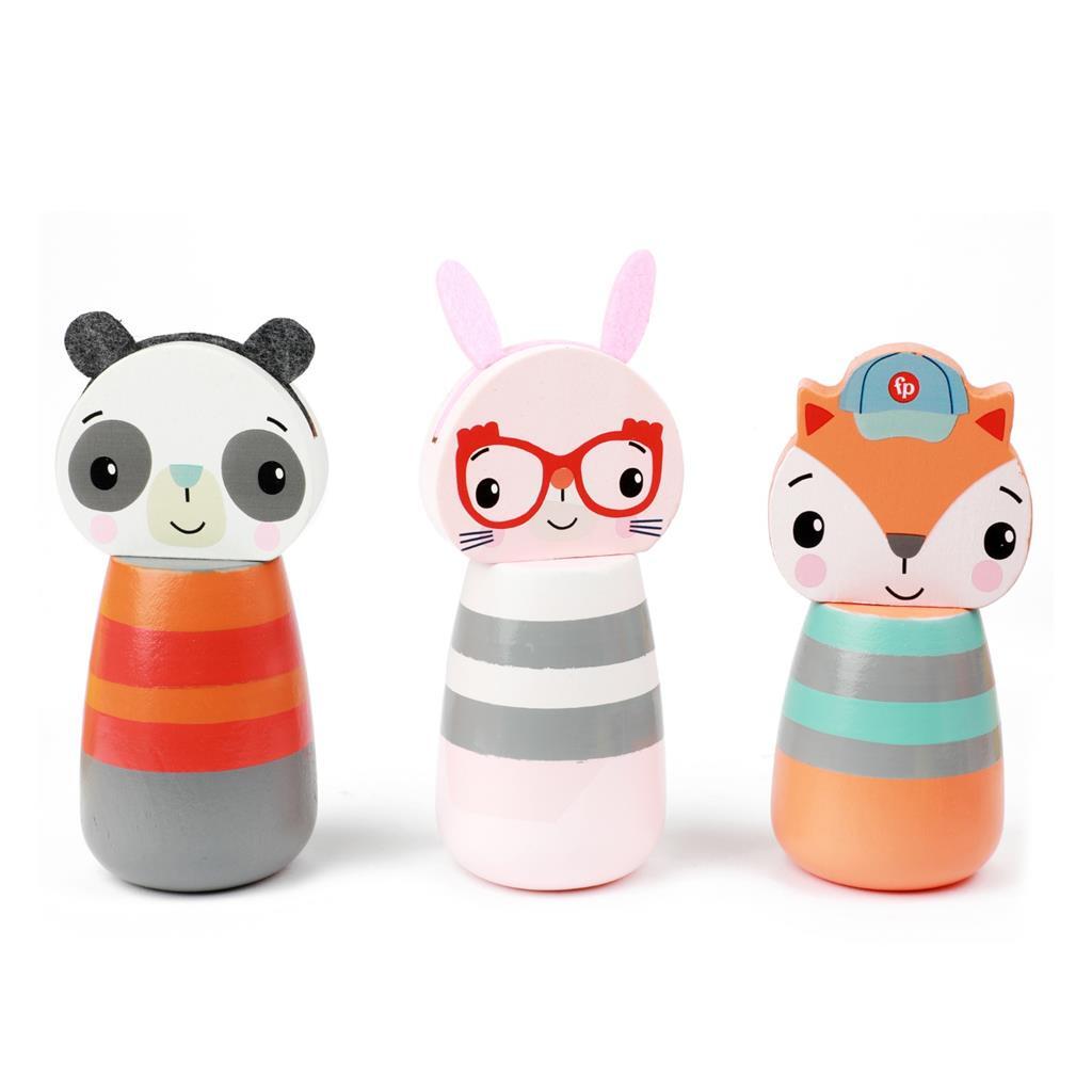 Fisher Price Houten Kegelspel Dieren Diversen Joy&Bloom