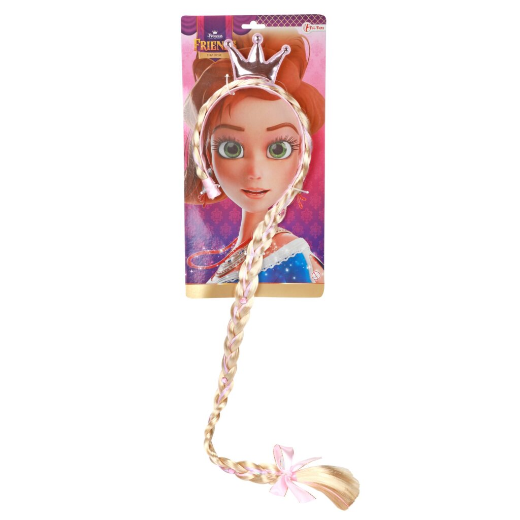 Princess Friends Diadeem Met Vlecht En Kroon Default Title Verkleedkleren Accessoires Joy&Bloom
