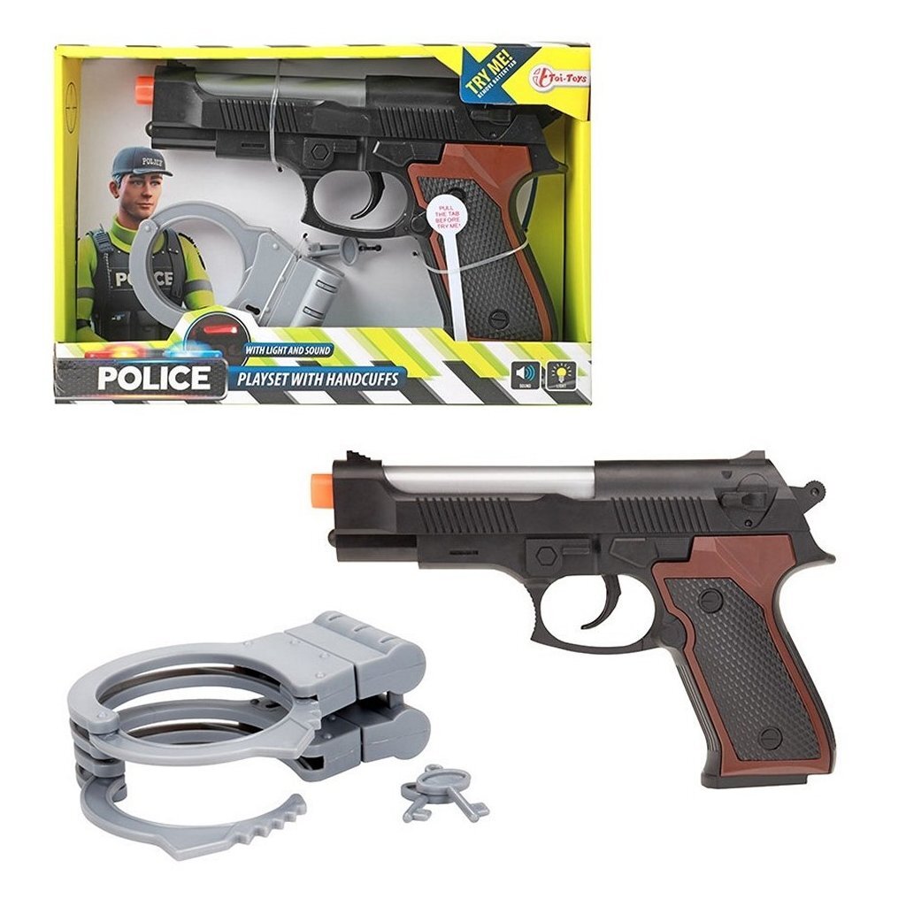 Toi-Toys Politieset + Licht En Geluid Default Title Geweer/Pistool Joy&Bloom