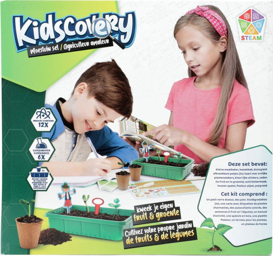 Kidscovery Experiment Moestuin Set L Default Title Wetenschap/Experimenten Joy&Bloom