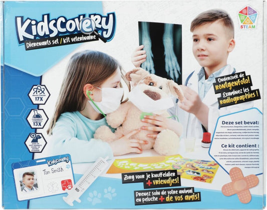 Kidscovery Experiment Dierenarts Set Xl Default Title Wetenschap/Experimenten Joy&Bloom