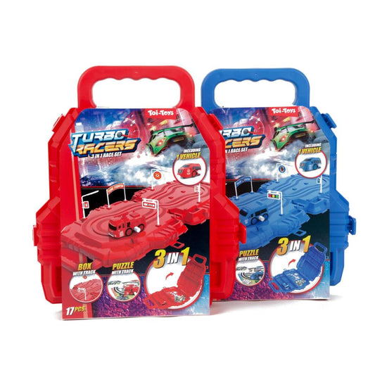 Toi-Toys Raceset In Koffer Verschillende Kleuren Default Title Racebanen Joy&Bloom