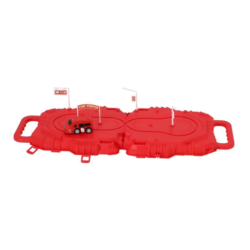 Toi-Toys Raceset In Koffer Verschillende Kleuren Racebanen Joy&Bloom