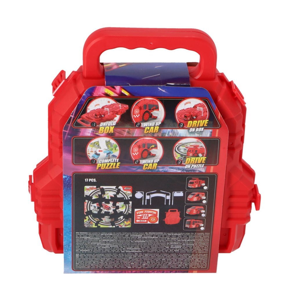 Toi-Toys Raceset In Koffer Verschillende Kleuren Racebanen Joy&Bloom