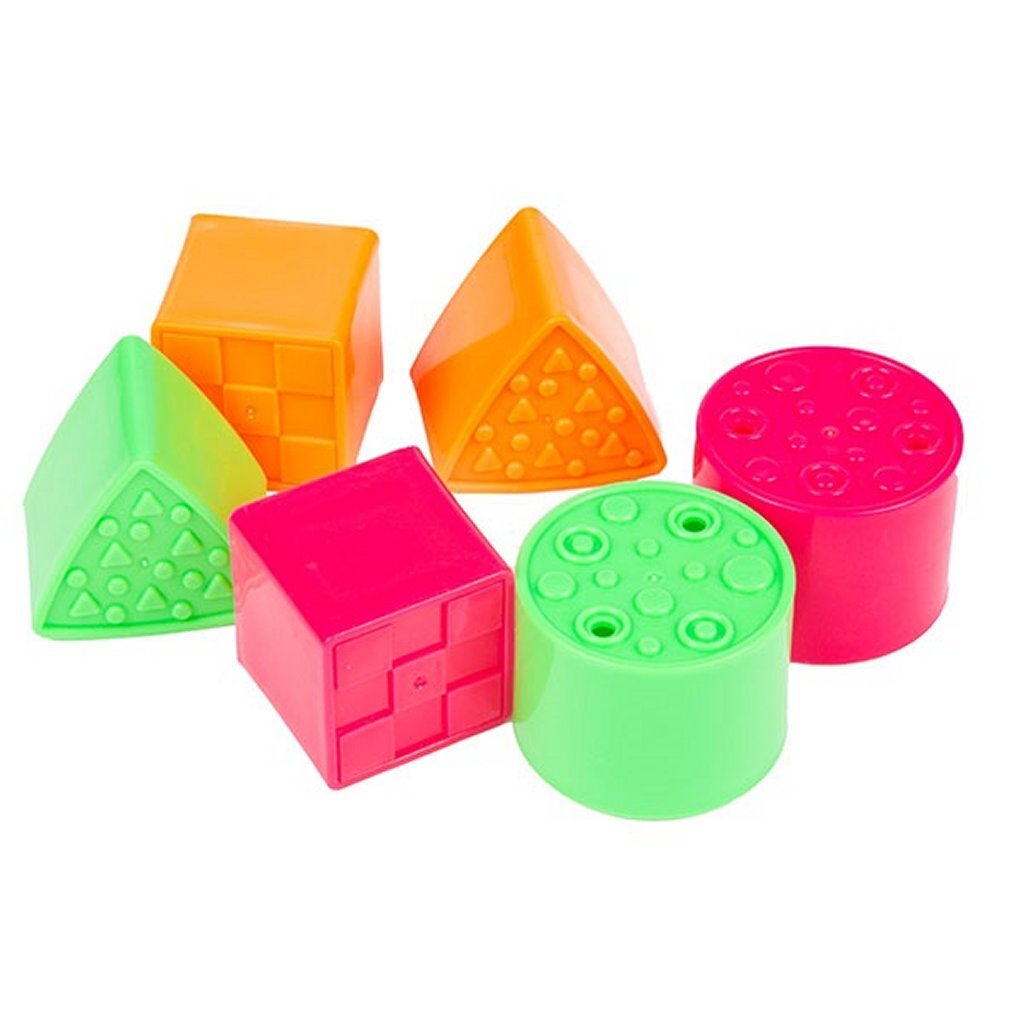 Little Stars Baby Vormenstoof Emmer + 6 Blokken Sorteren & Stapelen Joy&Bloom