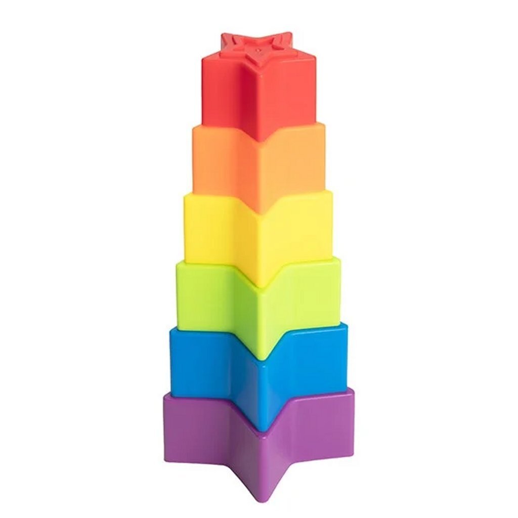 Little Stars Stapeltoren Ster 6-Delig Sorteren & Stapelen Joy&Bloom
