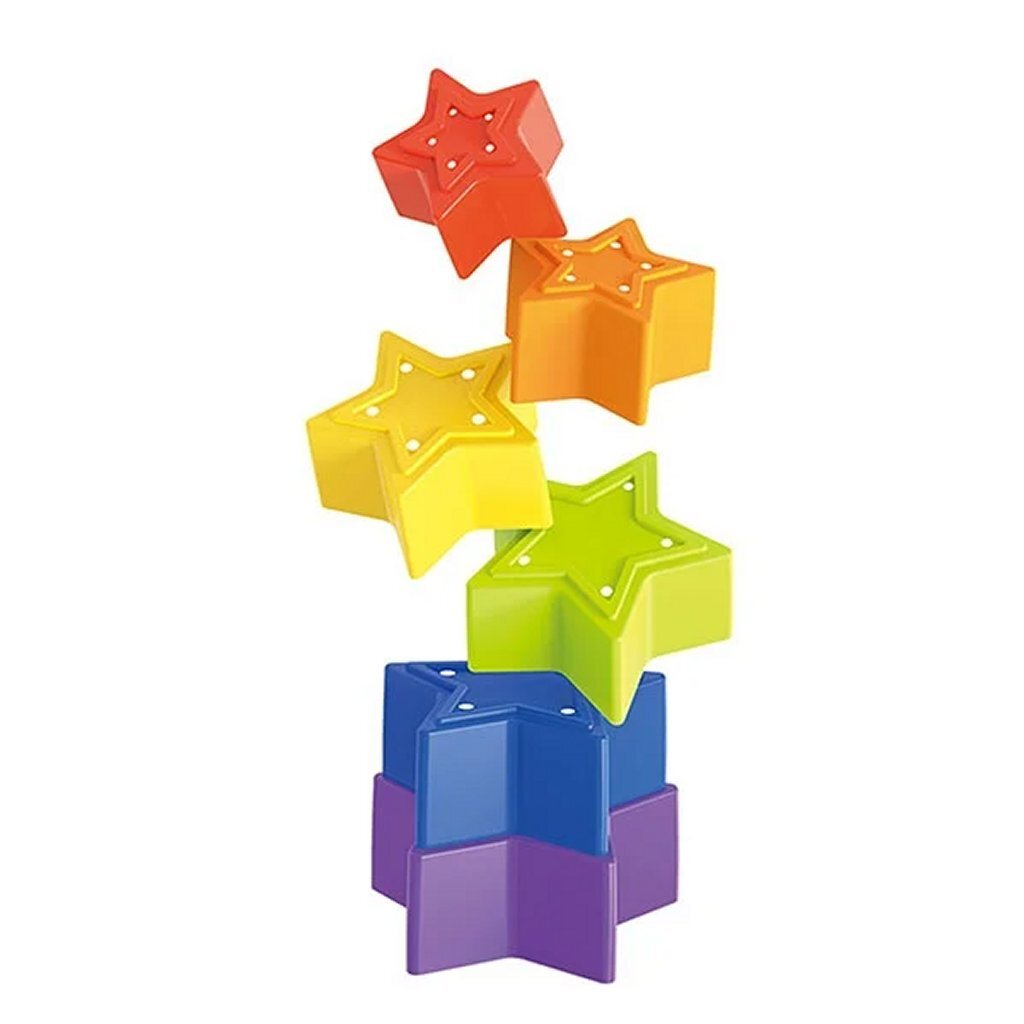 Little Stars Stapeltoren Ster 6-Delig Sorteren & Stapelen Joy&Bloom