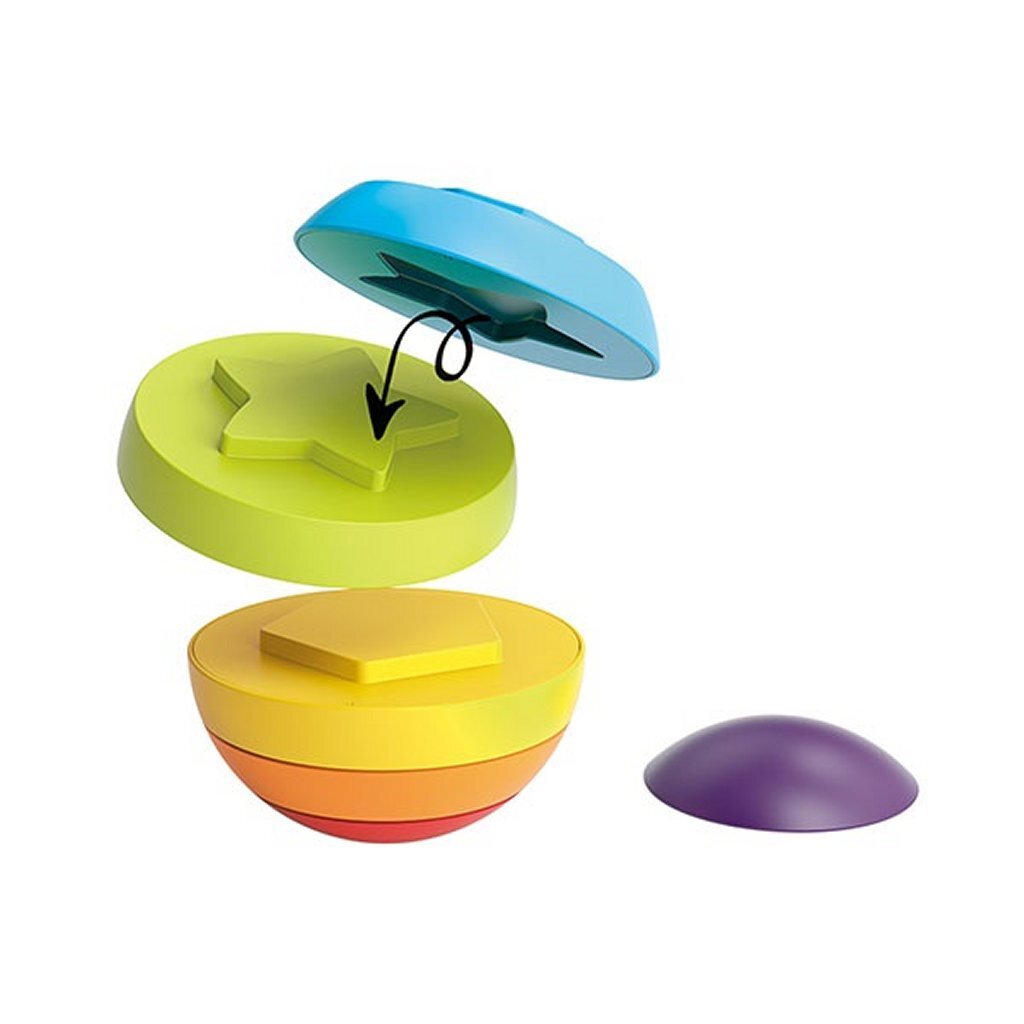 Little Stars Stapeltoren Puzzelbal 6-Delig Sorteren & Stapelen Joy&Bloom