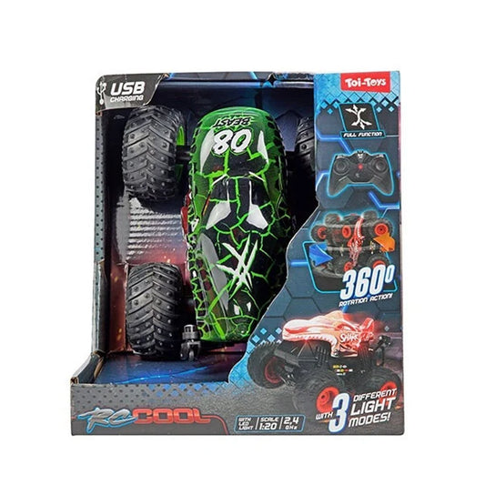 Toi-Toys Rc-Cool Monstertruck 1:20 + Licht Assorti Default Title Radiografisch Bestuurbaar Joy&Bloom