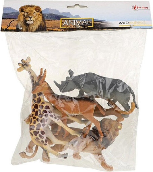 Animal World Wilde Dieren Deluxe 5Stuks In Zak Default Title Dieren Joy&Bloom