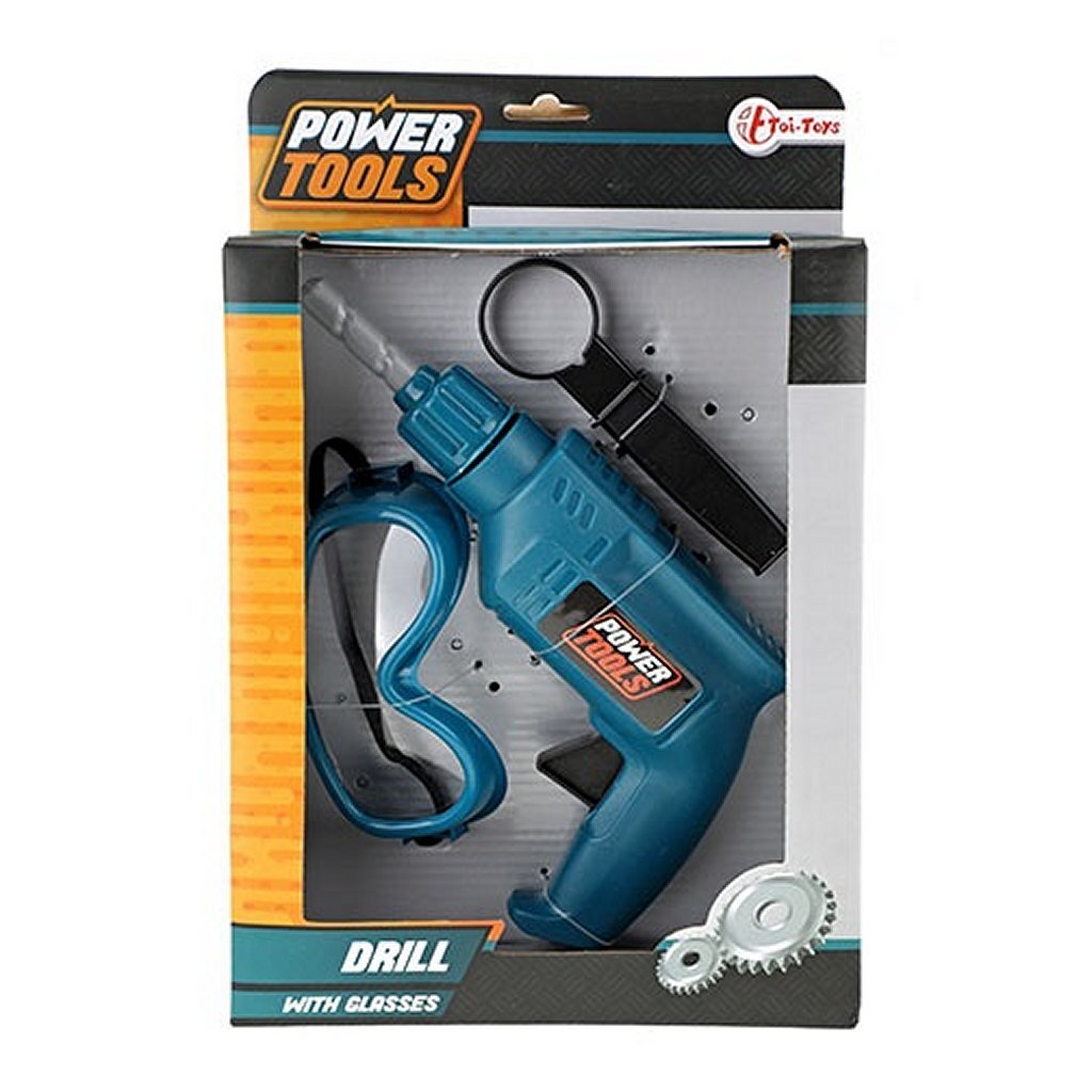 Power Tools Boor + Veiligheidsbril Gereedschap Joy&Bloom
