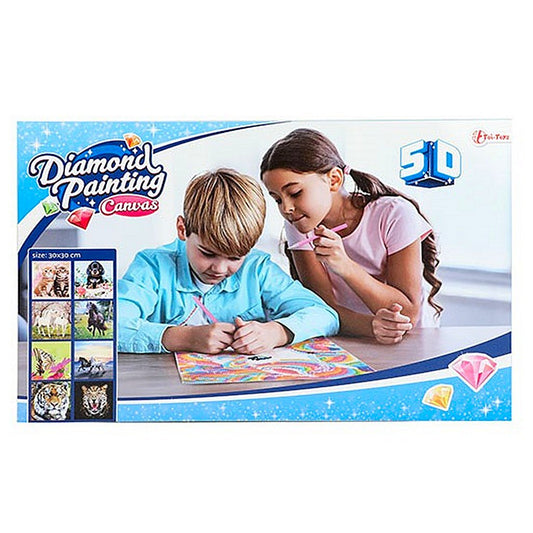 Toi-Toys Diamond Painting Op Gespannen Canvas 30X30Cm Verschillende Kleuren Default Title Diamond Painting Joy&Bloom