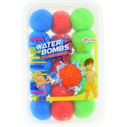 Toi-Toys Waterbombs Splashballen 5 Cm 15 Stuks Default Title Zomerpret/Waterpret Joy&Bloom