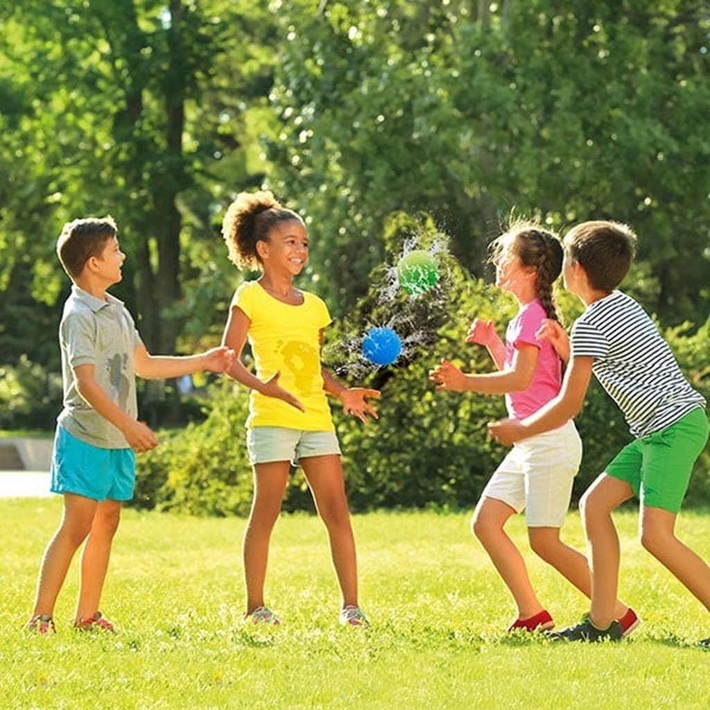 Splash Super Ballen 7 Cm 9 Stuks Zomerpret/Waterpret Joy&Bloom
