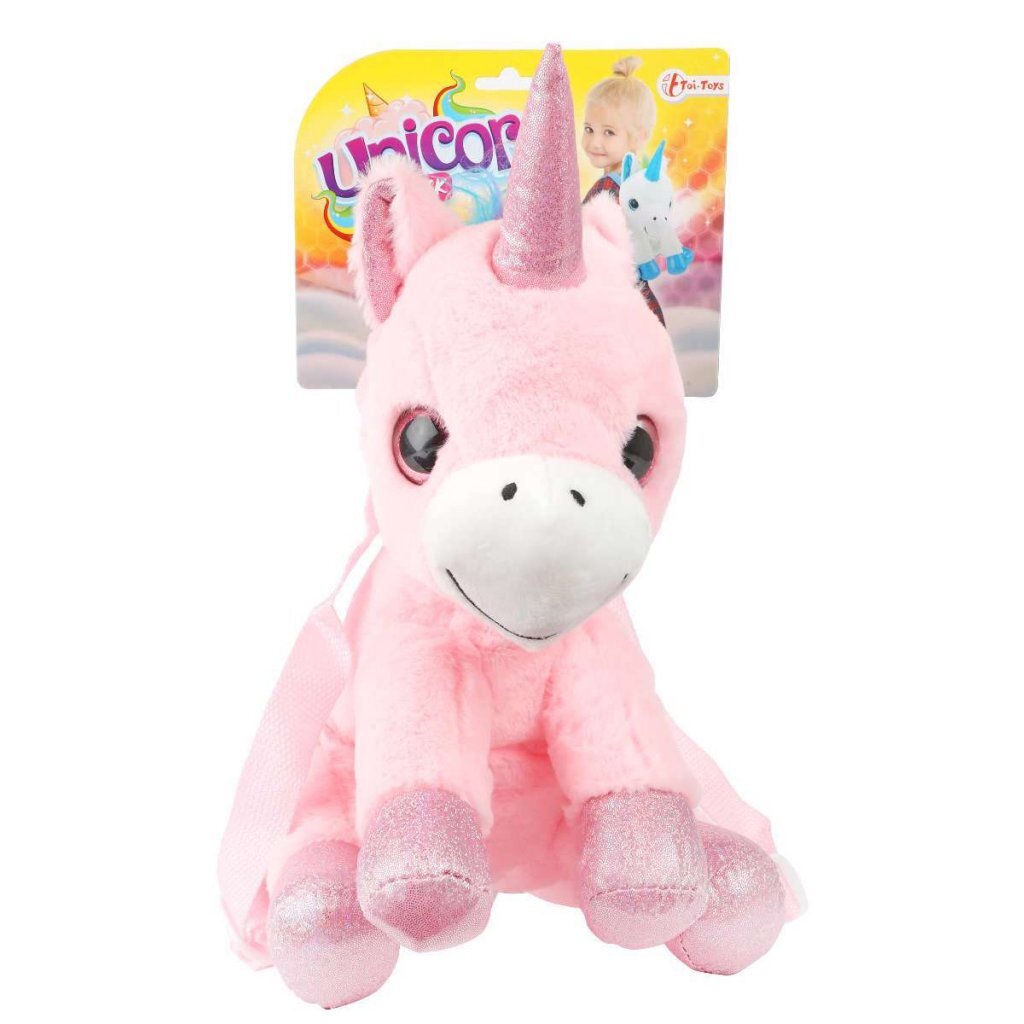 Toi-Toys Eenhoorn Knuffel Rugzak 30 Cm Rugzakken en Tassen Joy&Bloom