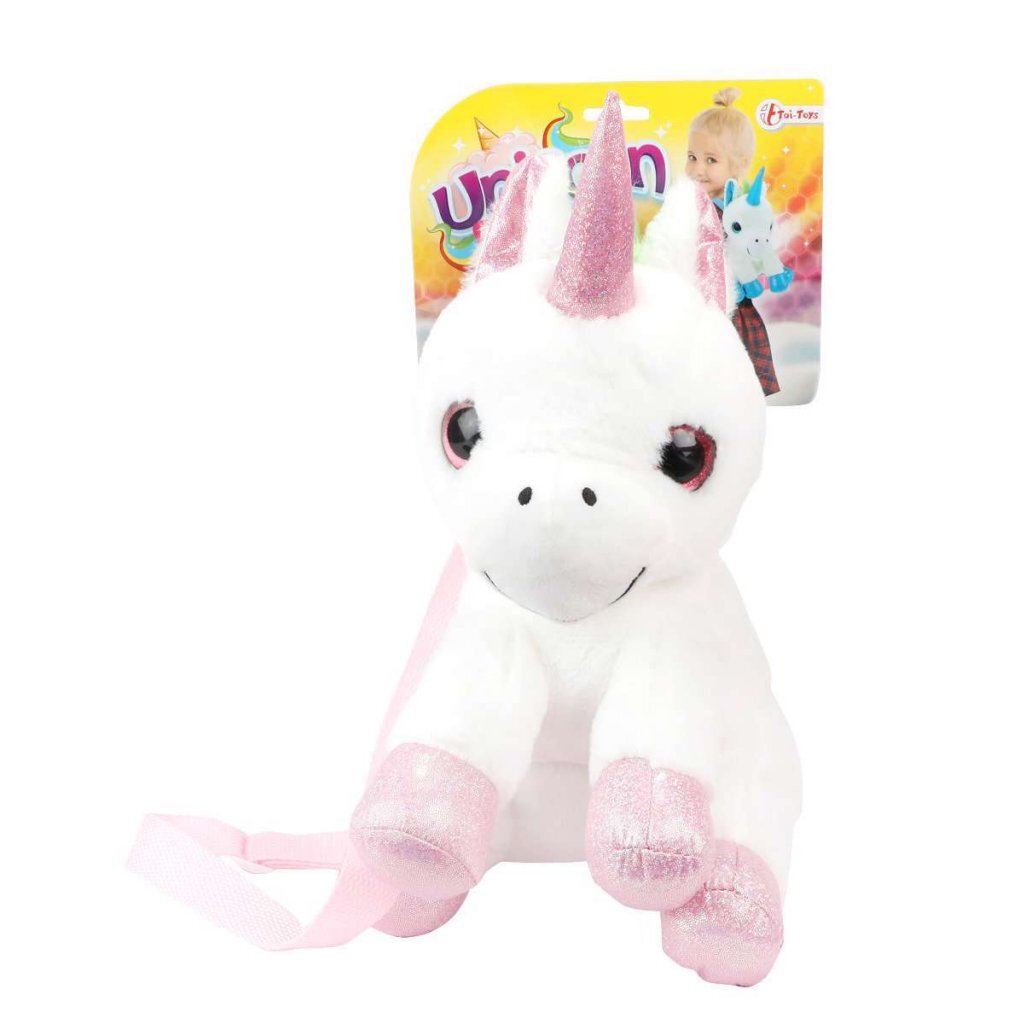 Toi-Toys Eenhoorn Knuffel Rugzak 30 Cm Rugzakken en Tassen Joy&Bloom
