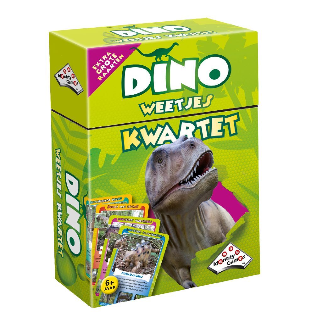 Identity Games Dino Weetjes Kwartet Default Title Kaartspellen Joy&Bloom