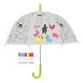 Esschert Design Inkleurparaplu Boerderijdieren + 9 Stiften Default Title Kinderparaplu's Joy&Bloom