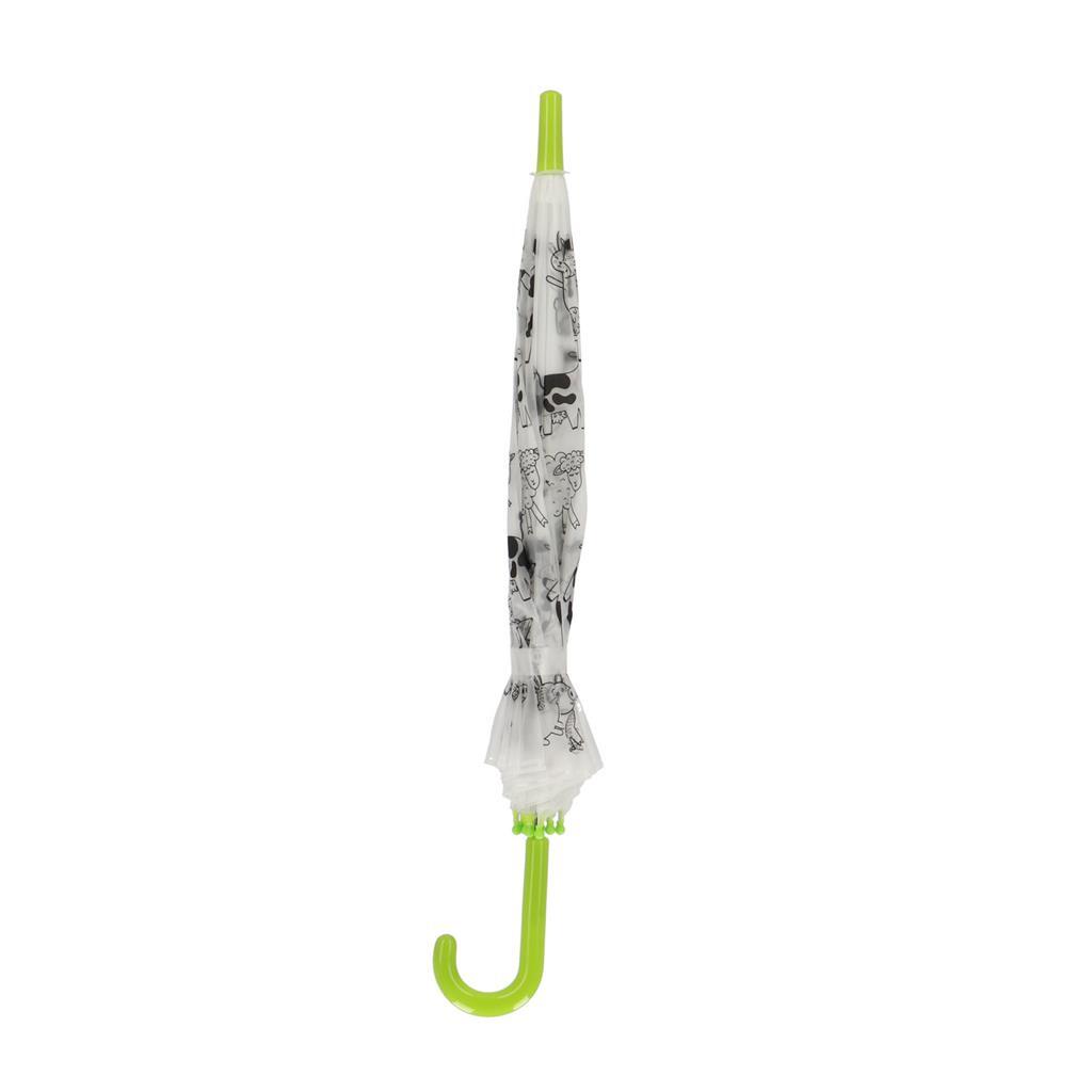 Esschert Design Inkleurparaplu Boerderijdieren + 9 Stiften Kinderparaplu's Joy&Bloom
