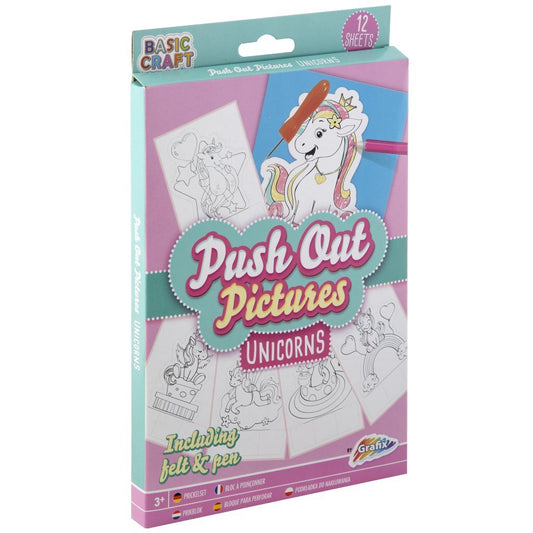 Basic Craft Pushout Pictures Eenhoorn Default Title Kleuren Diversen Joy&Bloom
