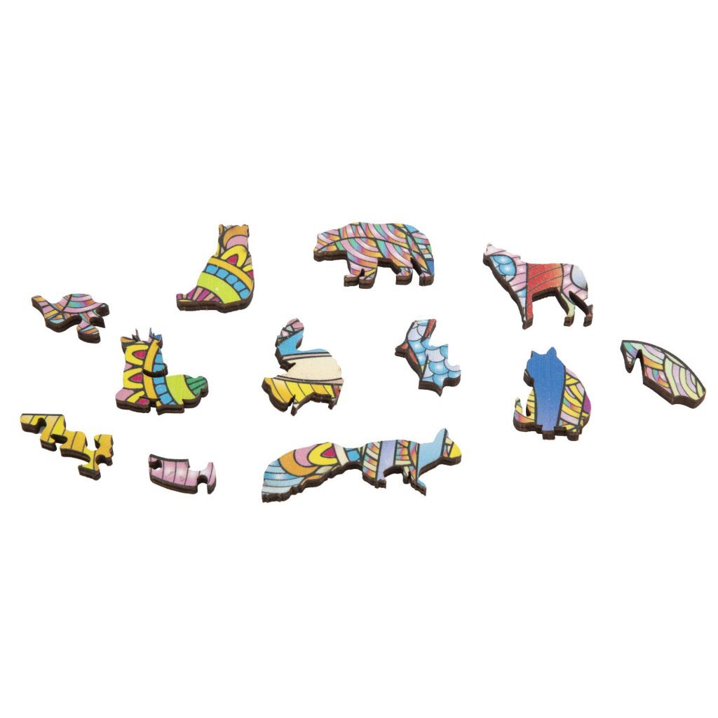 Overige Merken Moxy Houten Puzzel Eenhoorn 137 Stukjes Dieren Puzzels Joy&Bloom