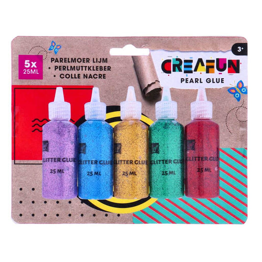 Creafun Lijm Parelmoer 5X25 Ml Default Title Lijm Joy&Bloom