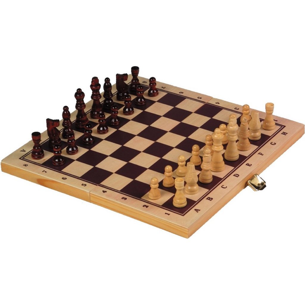 Longfield Schaak En Backgammon Houten Cassette 30X16X4 Cm Bordspellen & Klassieke Spellen Joy&Bloom