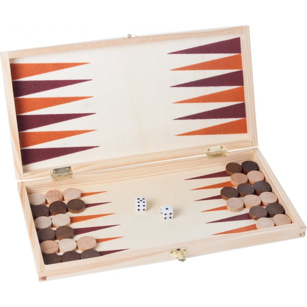 Longfield Schaak En Backgammon Houten Cassette 30X16X4 Cm Bordspellen & Klassieke Spellen Joy&Bloom