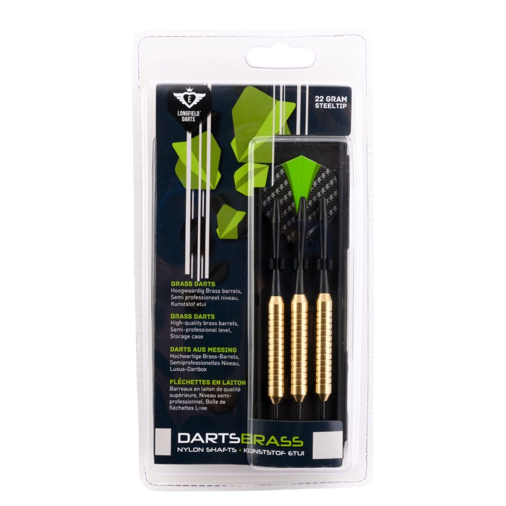 Longfield Darts Brass 3 Stuks 22 Gram Dart Joy&Bloom