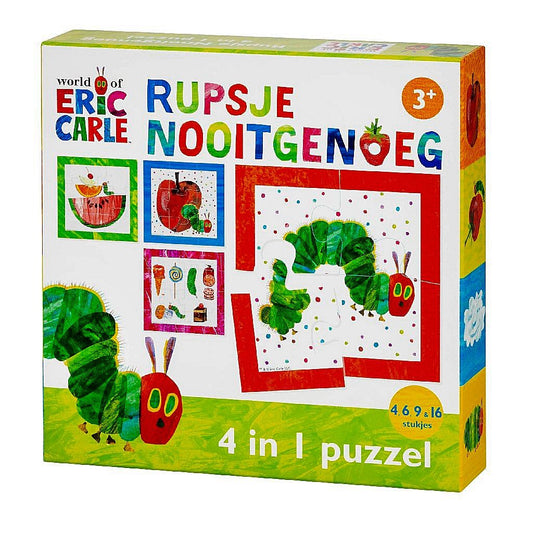 Bambolino Toys Rupsje Nooitgenoeg 4In1 Puzzel 4-16 Stukjes Default Title Puzzels Joy&Bloom
